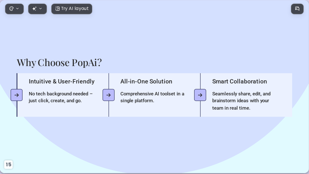 Geometric Blue AI Presentation Template for Teaching Courseware 2026 - Slide 15