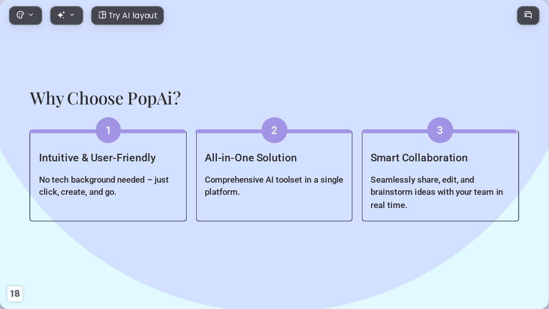 Geometric Blue AI Presentation Template for Teaching Courseware 2026 - Slide 18