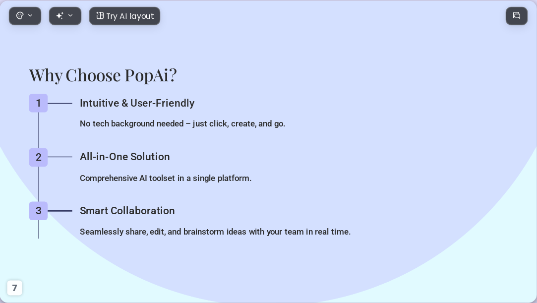 Geometric Blue AI Presentation Template for Teaching Courseware 2026 - Slide 7