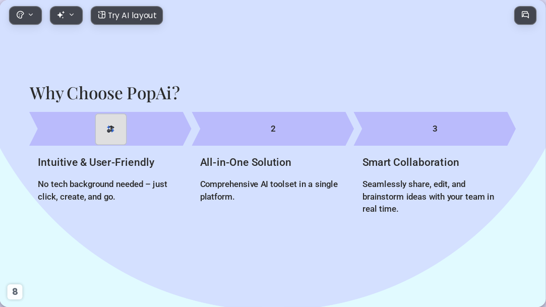 Geometric Blue AI Presentation Template for Teaching Courseware 2026 - Slide 8