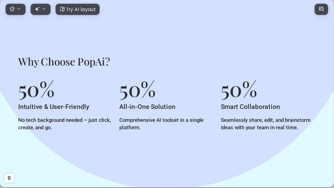 Geometric Blue AI Presentation Template for Teaching Courseware 2026 - Slide 9