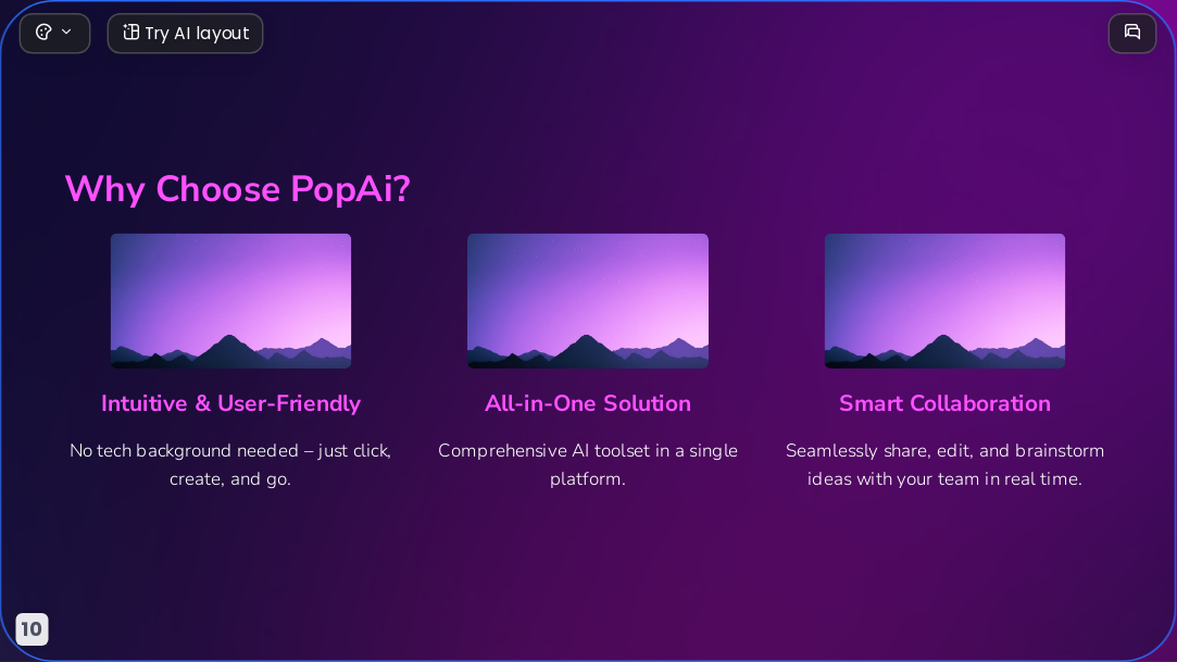 Iridescent Aurora AI Presentation Template for Creative Proposal 2026 - Slide 10