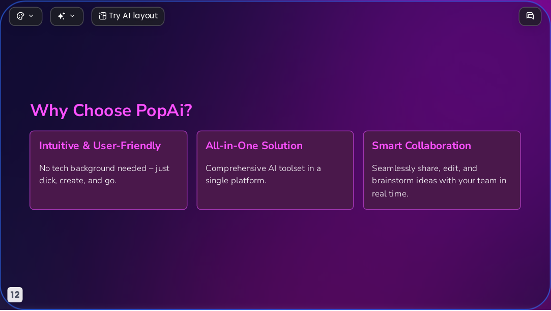 Iridescent Aurora AI Presentation Template for Creative Proposal 2026 - Slide 12