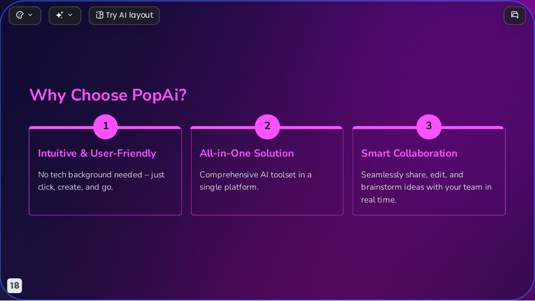 Iridescent Aurora AI Presentation Template for Creative Proposal 2026 - Slide 18