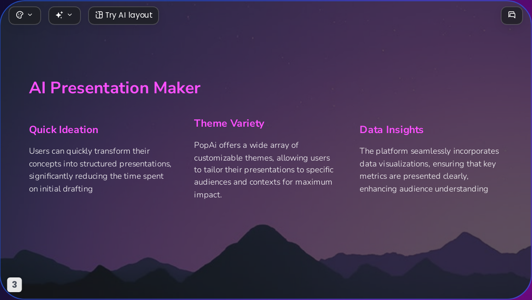 Iridescent Aurora AI Presentation Template for Creative Proposal 2026 - Slide 3
