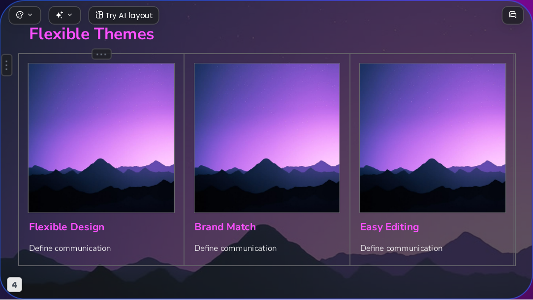 Iridescent Aurora AI Presentation Template for Creative Proposal 2026 - Slide 4