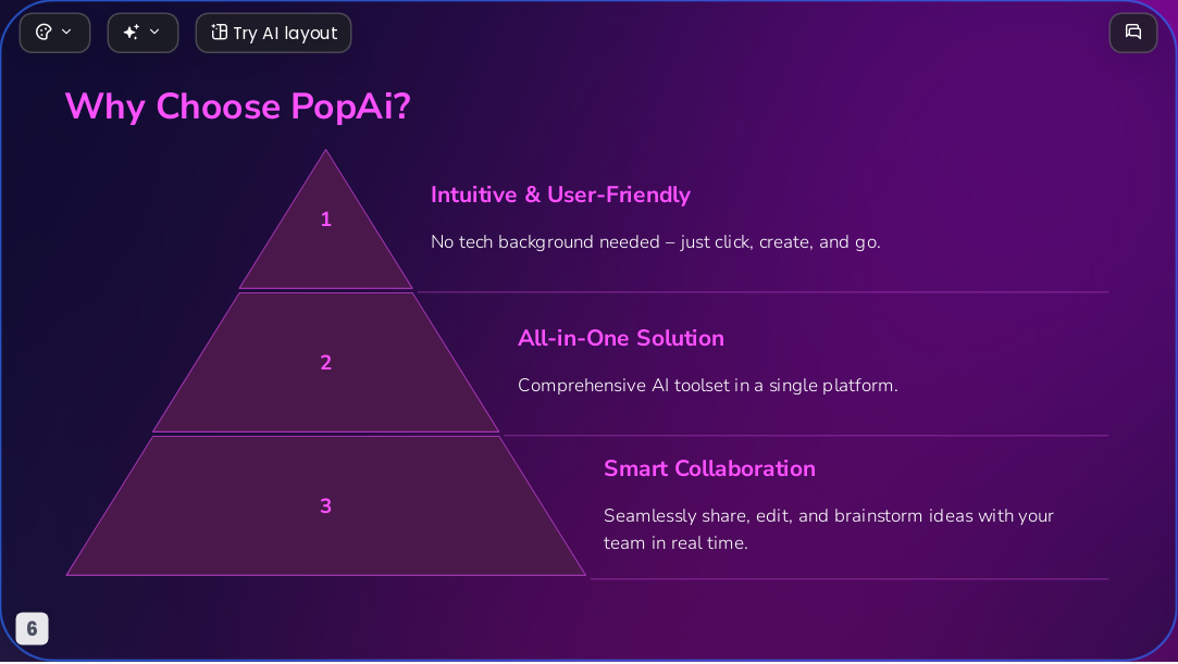 Iridescent Aurora AI Presentation Template for Creative Proposal 2026 - Slide 6