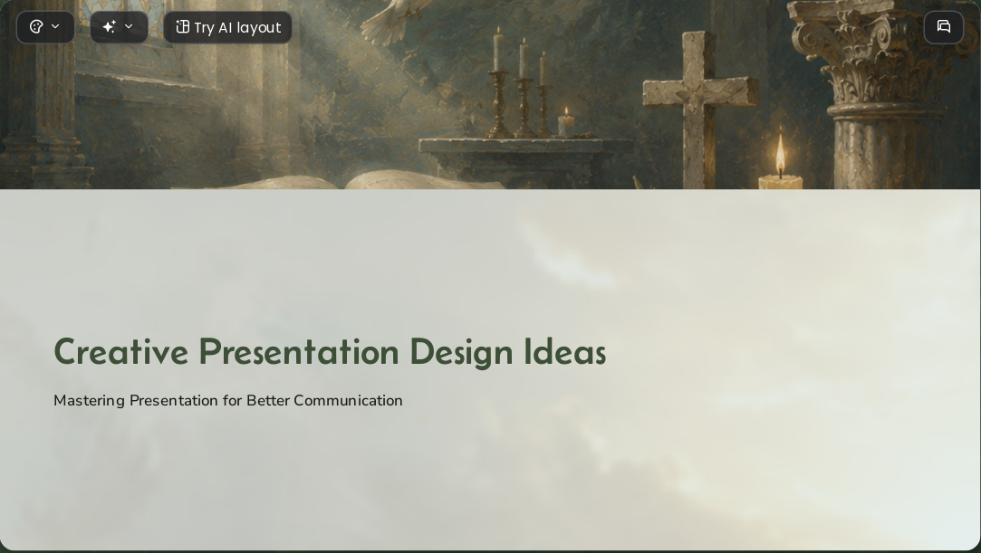 Biblical Studies and Christian Theology AI Presentation Templates for Religious Education 2026