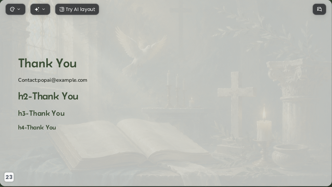 Biblical Studies and Christian Theology AI Presentation Templates for Religious Education 2026 - Slide 23