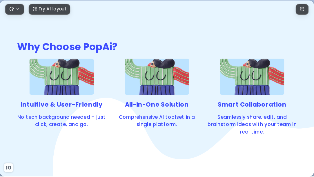 3d illustration character AI Presentation Template for Teaching Courseware 2026 - Slide 10