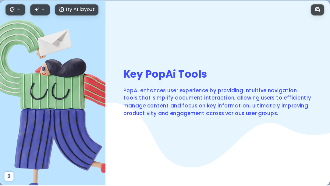 3d illustration character AI Presentation Template for Teaching Courseware 2026 - Slide 2