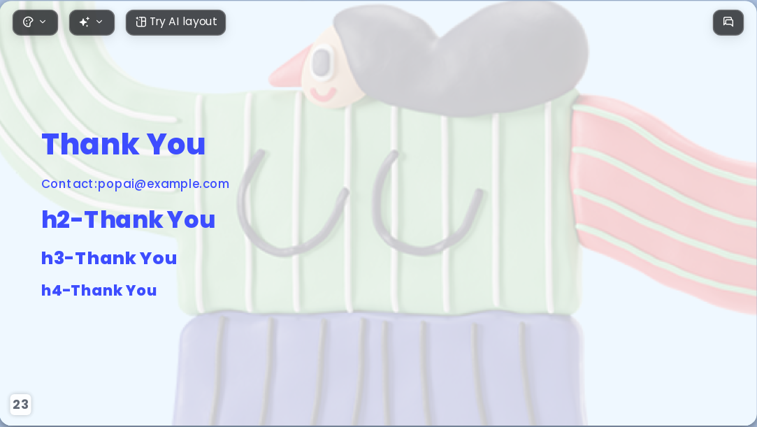 3d illustration character AI Presentation Template for Teaching Courseware 2026 - Slide 23