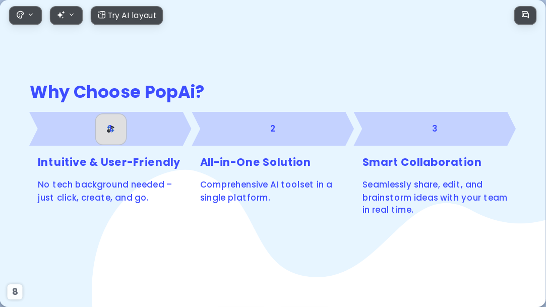 3d illustration character AI Presentation Template for Teaching Courseware 2026 - Slide 8