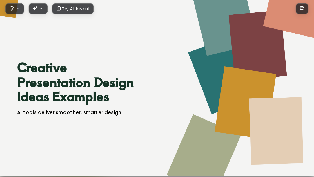 Structure of Creativity AI Presentation Template for Artwork Showcase 2026