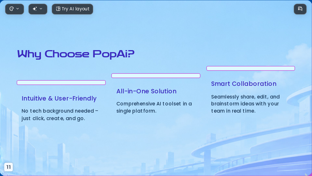 AI Tool for Presentation Design Mastering PopAi Creative Features 2026 - Slide 11