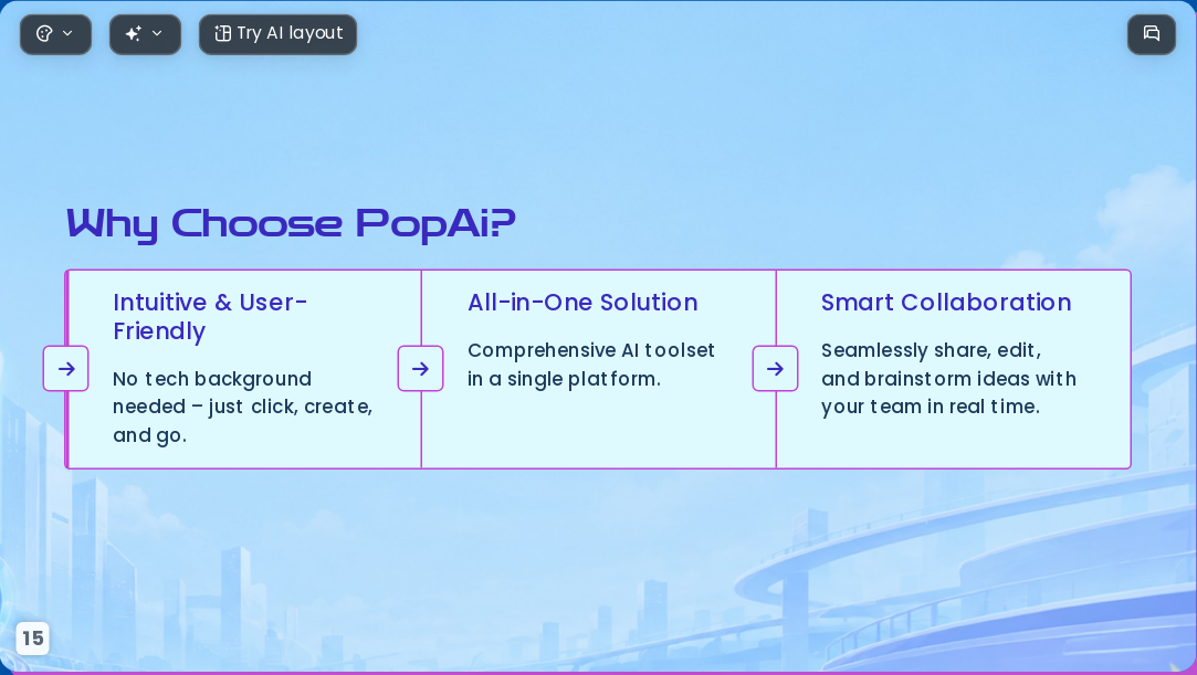 AI Tool for Presentation Design Mastering PopAi Creative Features 2026 - Slide 15