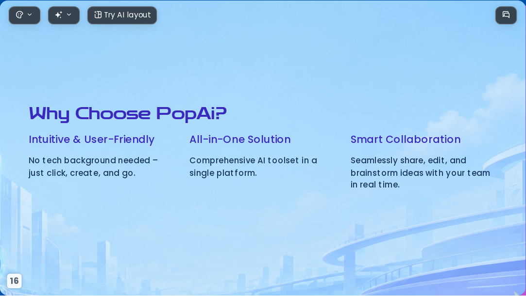 AI Tool for Presentation Design Mastering PopAi Creative Features 2026 - Slide 16