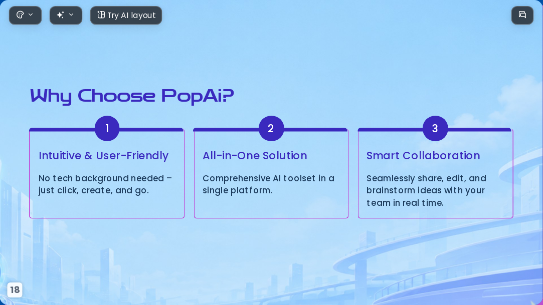 AI Tool for Presentation Design Mastering PopAi Creative Features 2026 - Slide 18
