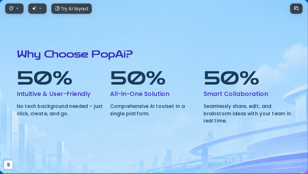 AI Tool for Presentation Design Mastering PopAi Creative Features 2026 - Slide 9