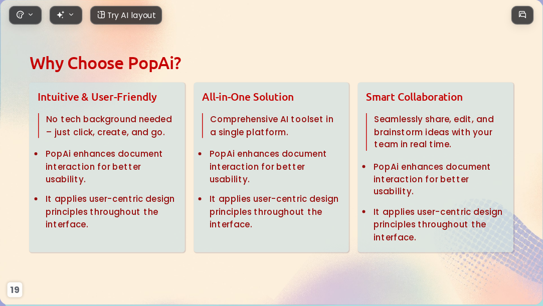 Free AI PowerPoint Generator Comparison Guide Top Tools and Templates for 2026 - Slide 19