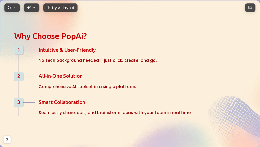 Free AI PowerPoint Generator Comparison Guide Top Tools and Templates for 2026 - Slide 7