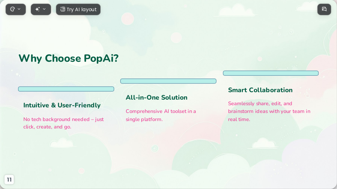 Sweet Dreams AI Presentation Template for Portfolio Showcase 2026 - Slide 11