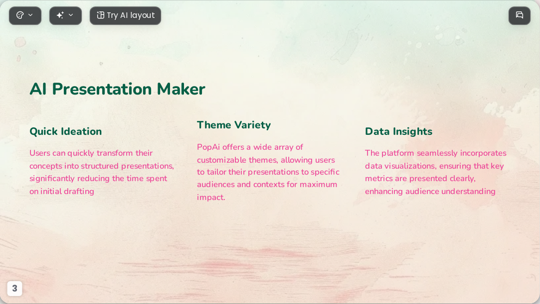 Sweet Dreams AI Presentation Template for Portfolio Showcase 2026 - Slide 3