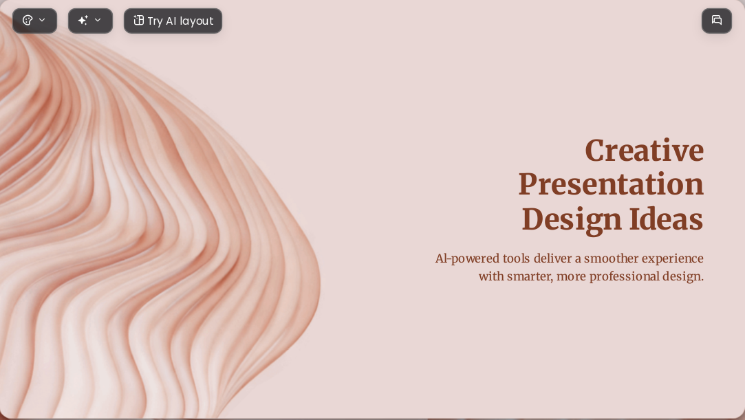 Gradient Fluid Art AI Presentation Template for Teaching Courseware 2026