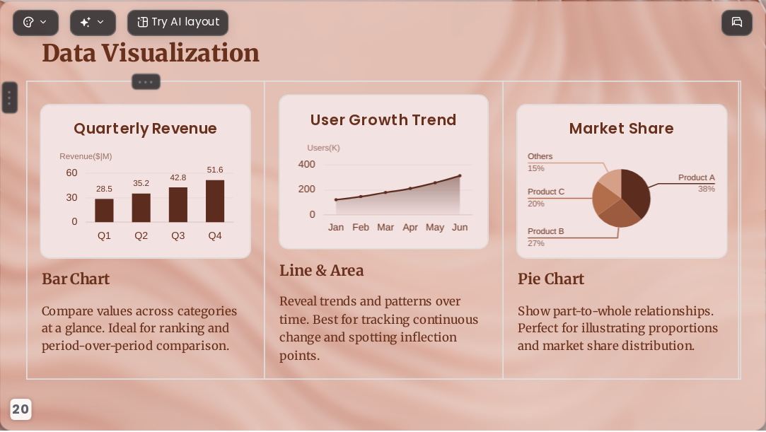 Gradient Fluid Art AI Presentation Template for Teaching Courseware 2026 - Slide 20