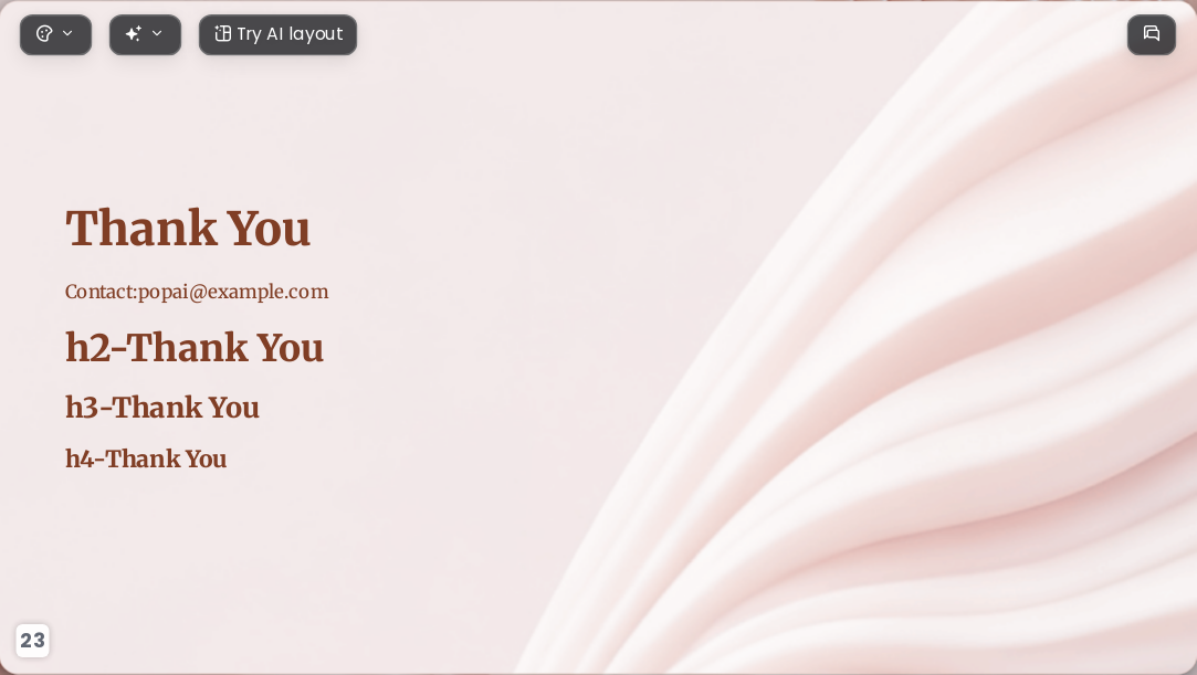 Gradient Fluid Art AI Presentation Template for Teaching Courseware 2026 - Slide 23