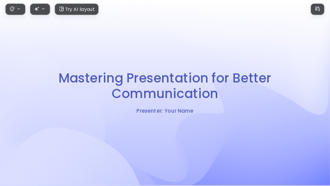 Blue Fresh Minimalist AI Presentation Template for Course Lecture 2026