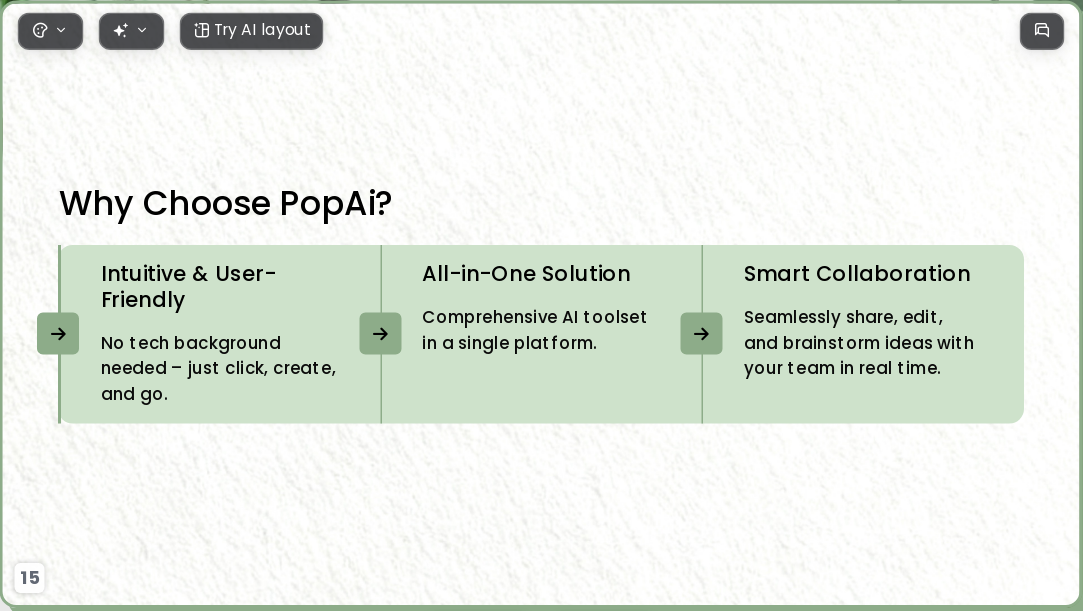 Minimalist green vitality AI Presentation Template for Artwork Showcase 2026 - Slide 15