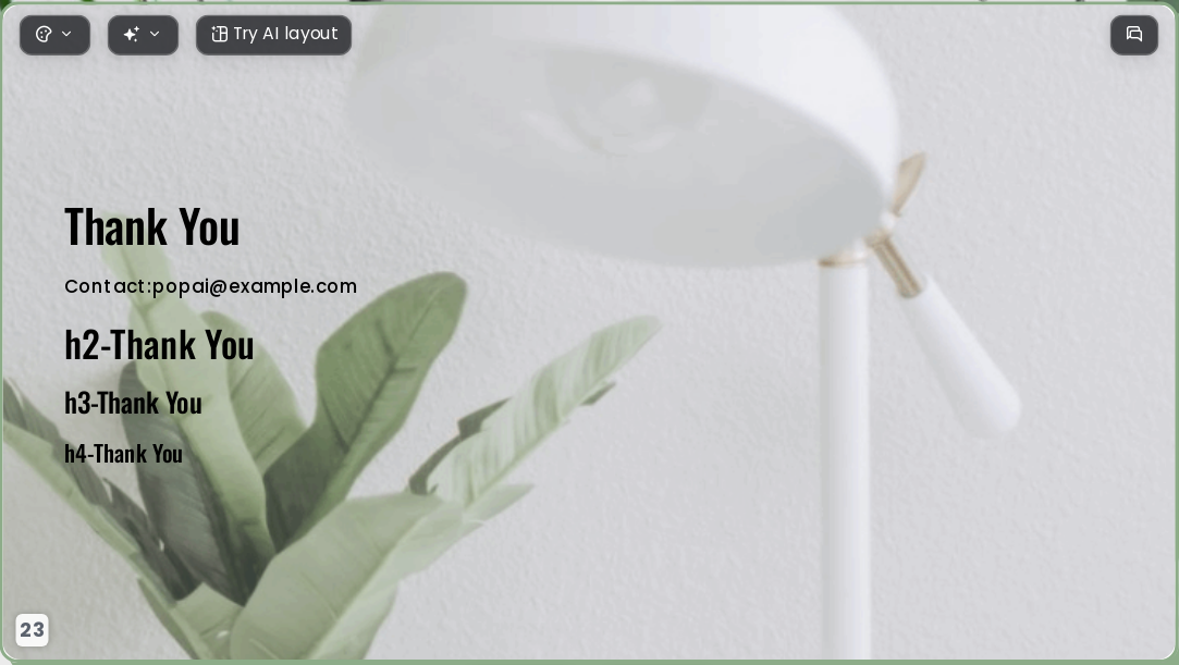 Minimalist green vitality AI Presentation Template for Artwork Showcase 2026 - Slide 23