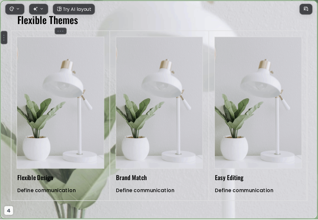 Minimalist green vitality AI Presentation Template for Artwork Showcase 2026 - Slide 4