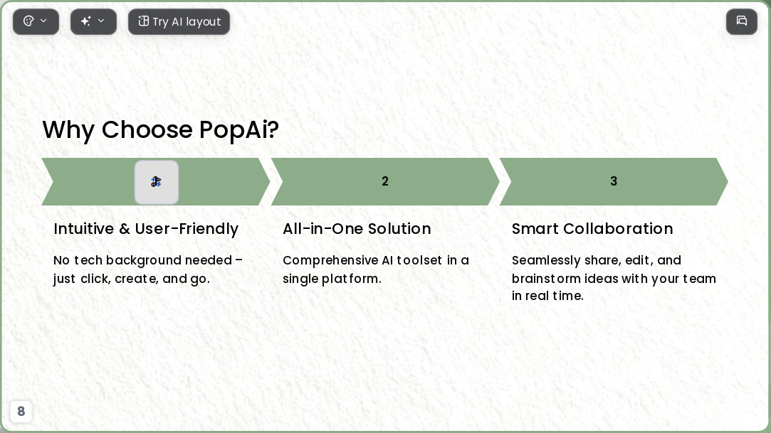 Minimalist green vitality AI Presentation Template for Artwork Showcase 2026 - Slide 8