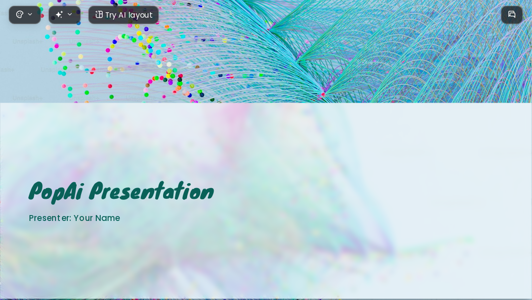 Gradual Art Leap AI Presentation Template for Teaching Courseware 2026