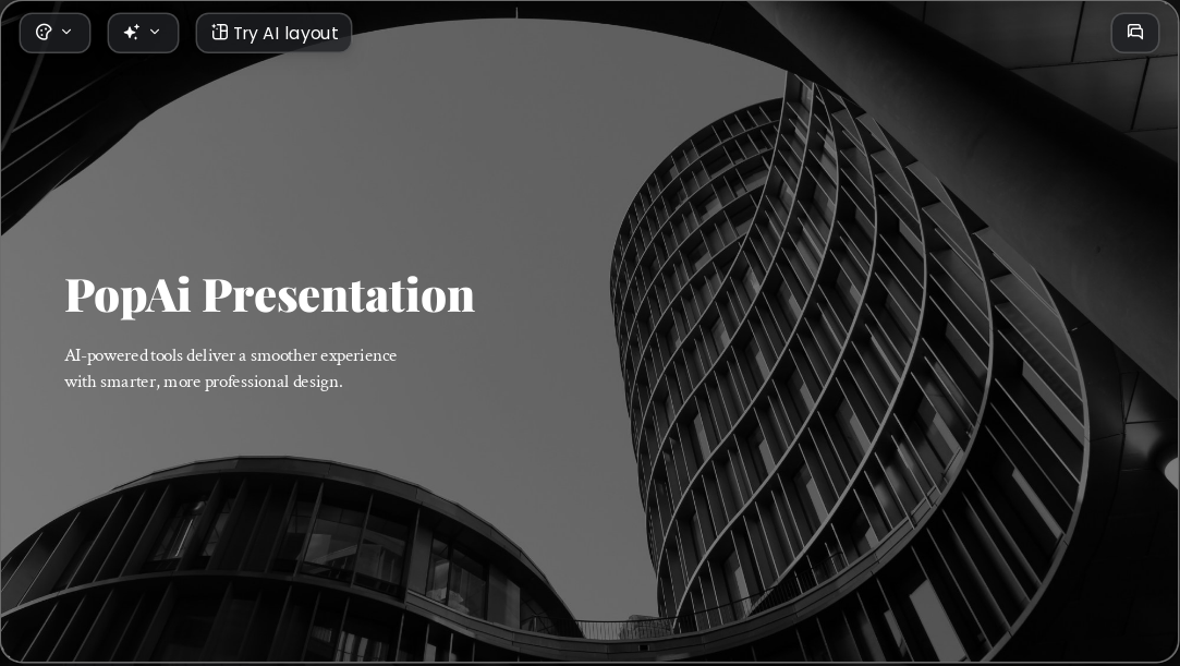 Vision & Value AI Presentation Template for Design Showcase 2026