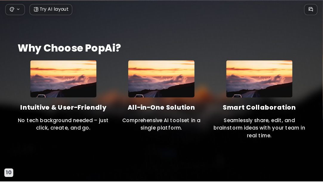 Sunlit Golden Mountain AI Presentation Template for Portfolio Showcase 2026. - Slide 10