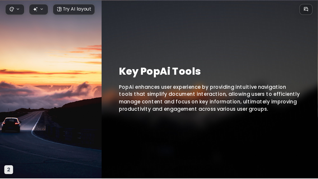 Sunlit Golden Mountain AI Presentation Template for Portfolio Showcase 2026. - Slide 2