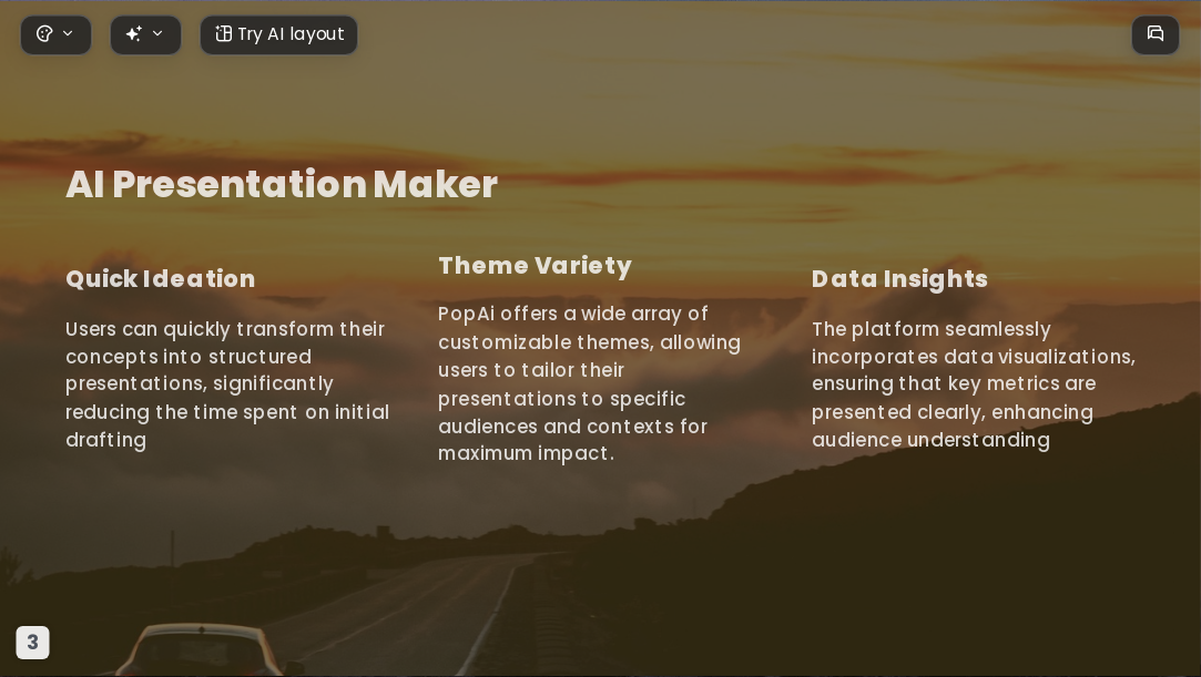 Sunlit Golden Mountain AI Presentation Template for Portfolio Showcase 2026. - Slide 3