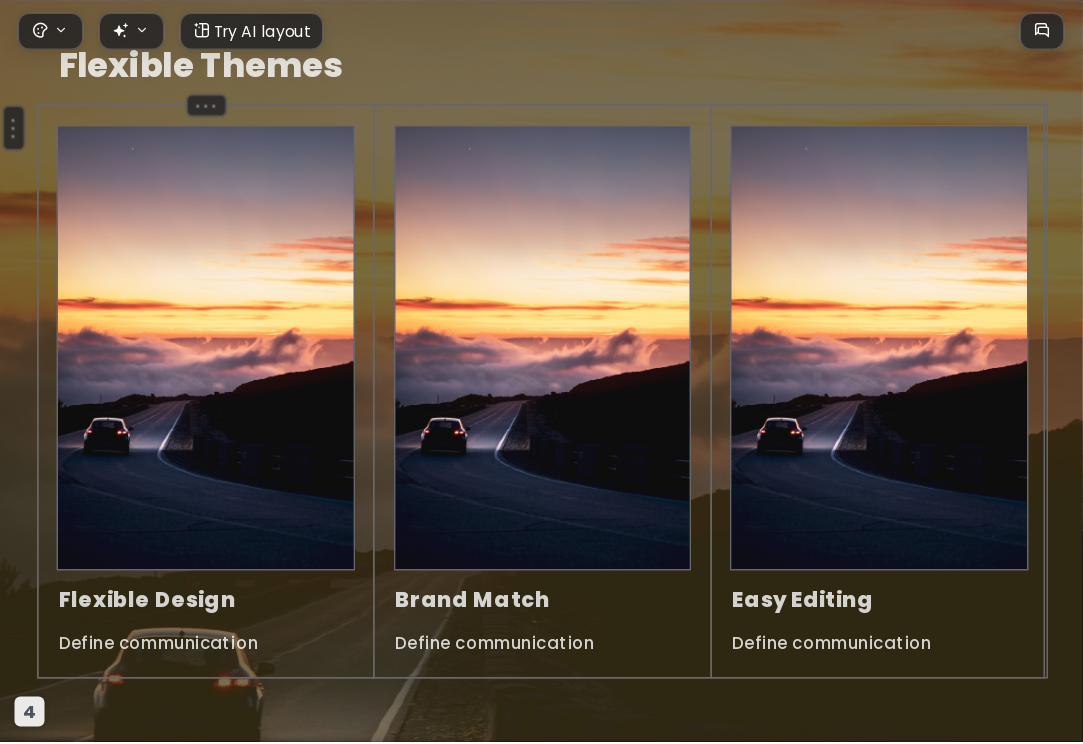 Sunlit Golden Mountain AI Presentation Template for Portfolio Showcase 2026. - Slide 4