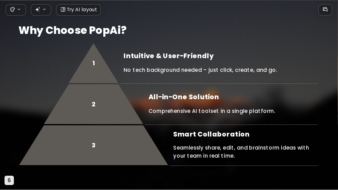 Sunlit Golden Mountain AI Presentation Template for Portfolio Showcase 2026. - Slide 6
