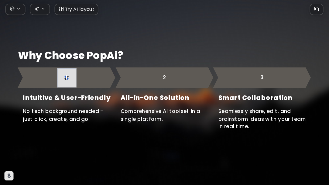 Sunlit Golden Mountain AI Presentation Template for Portfolio Showcase 2026. - Slide 8