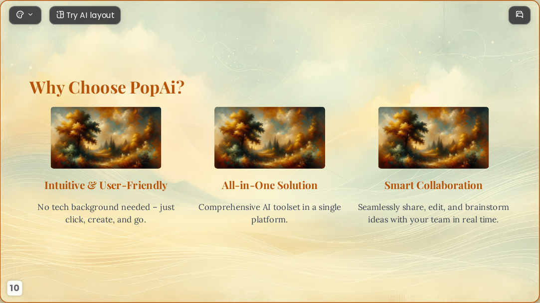 Classical Art AI Presentation Template for Portfolio Showcase 2026 - Slide 10