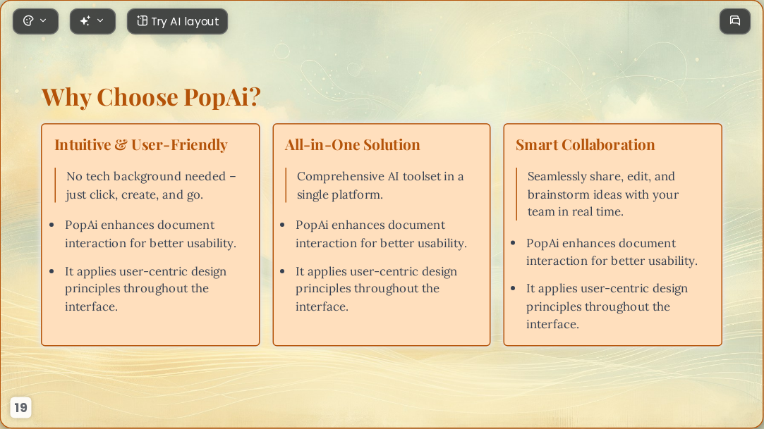 Classical Art AI Presentation Template for Portfolio Showcase 2026 - Slide 19
