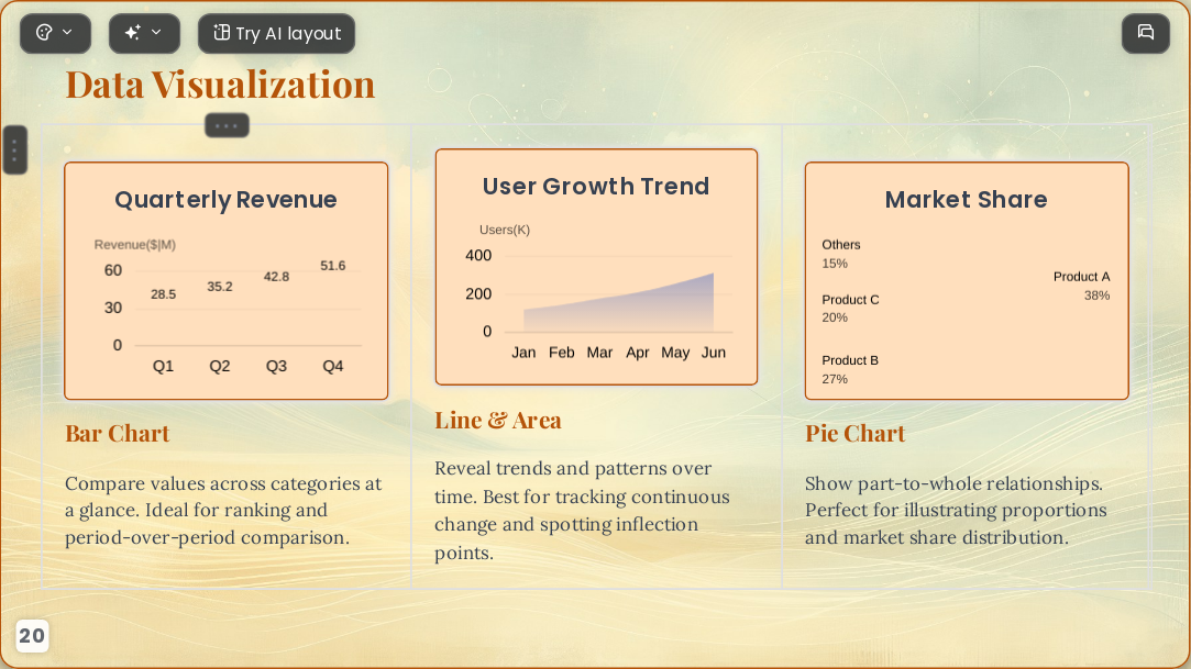 Classical Art AI Presentation Template for Portfolio Showcase 2026 - Slide 20