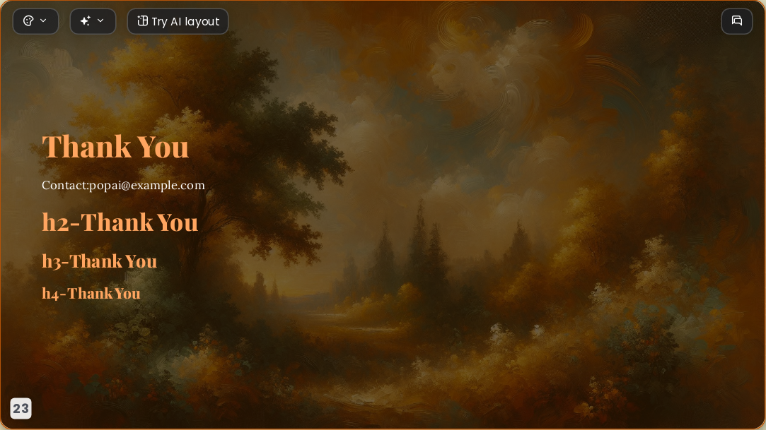 Classical Art AI Presentation Template for Portfolio Showcase 2026 - Slide 23