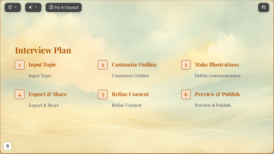 Classical Art AI Presentation Template for Portfolio Showcase 2026 - Slide 5