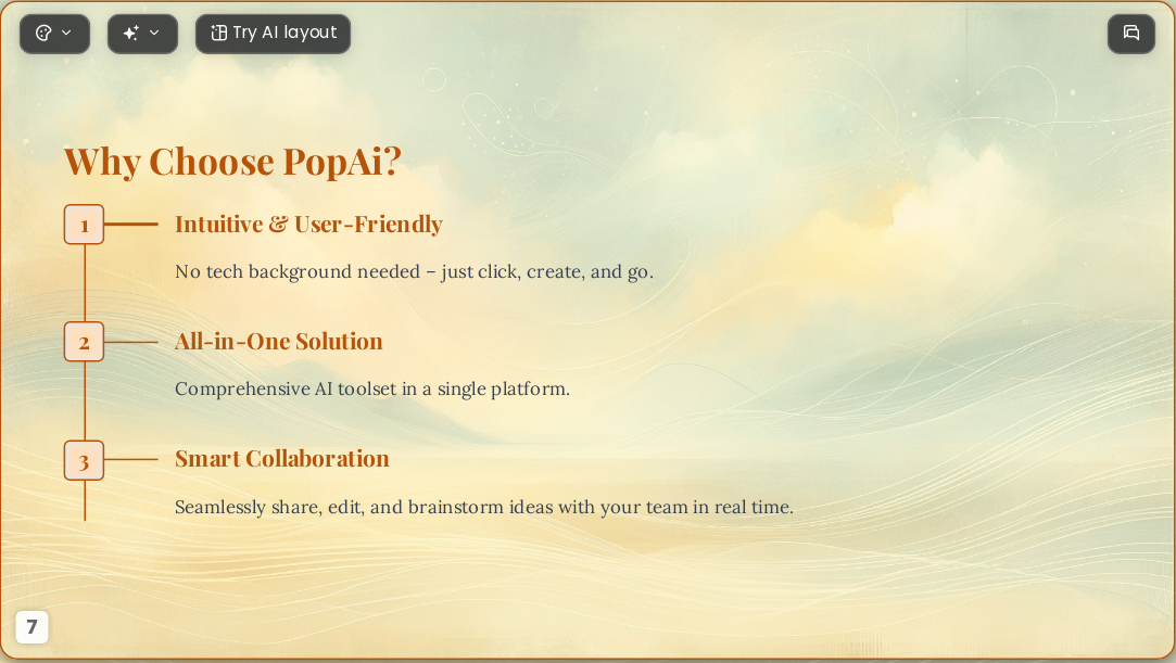 Classical Art AI Presentation Template for Portfolio Showcase 2026 - Slide 7
