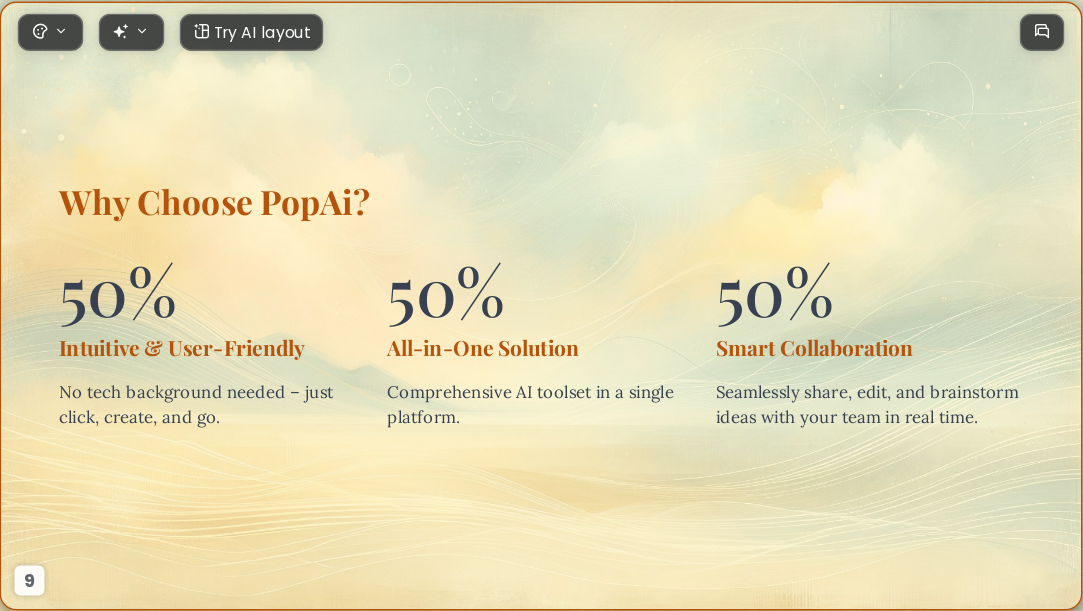 Classical Art AI Presentation Template for Portfolio Showcase 2026 - Slide 9